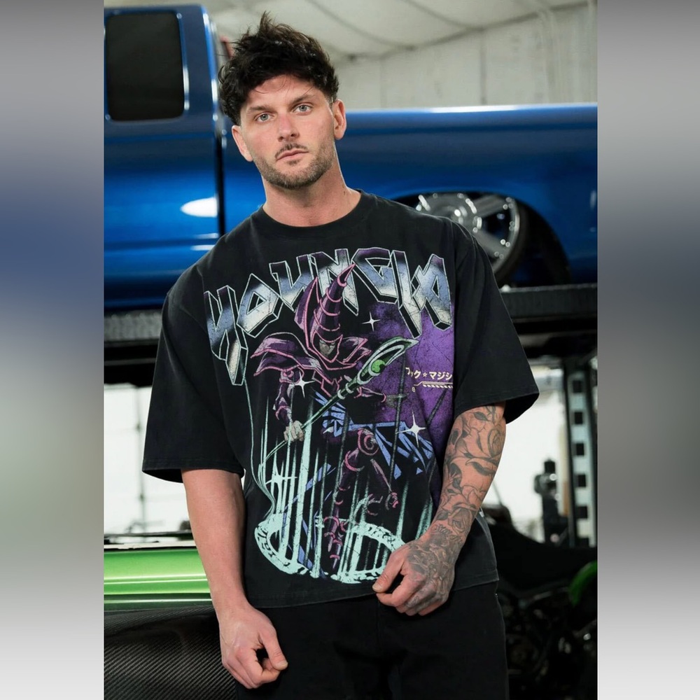 YoungLA Yu-Gi-Oh Dark Magician tee